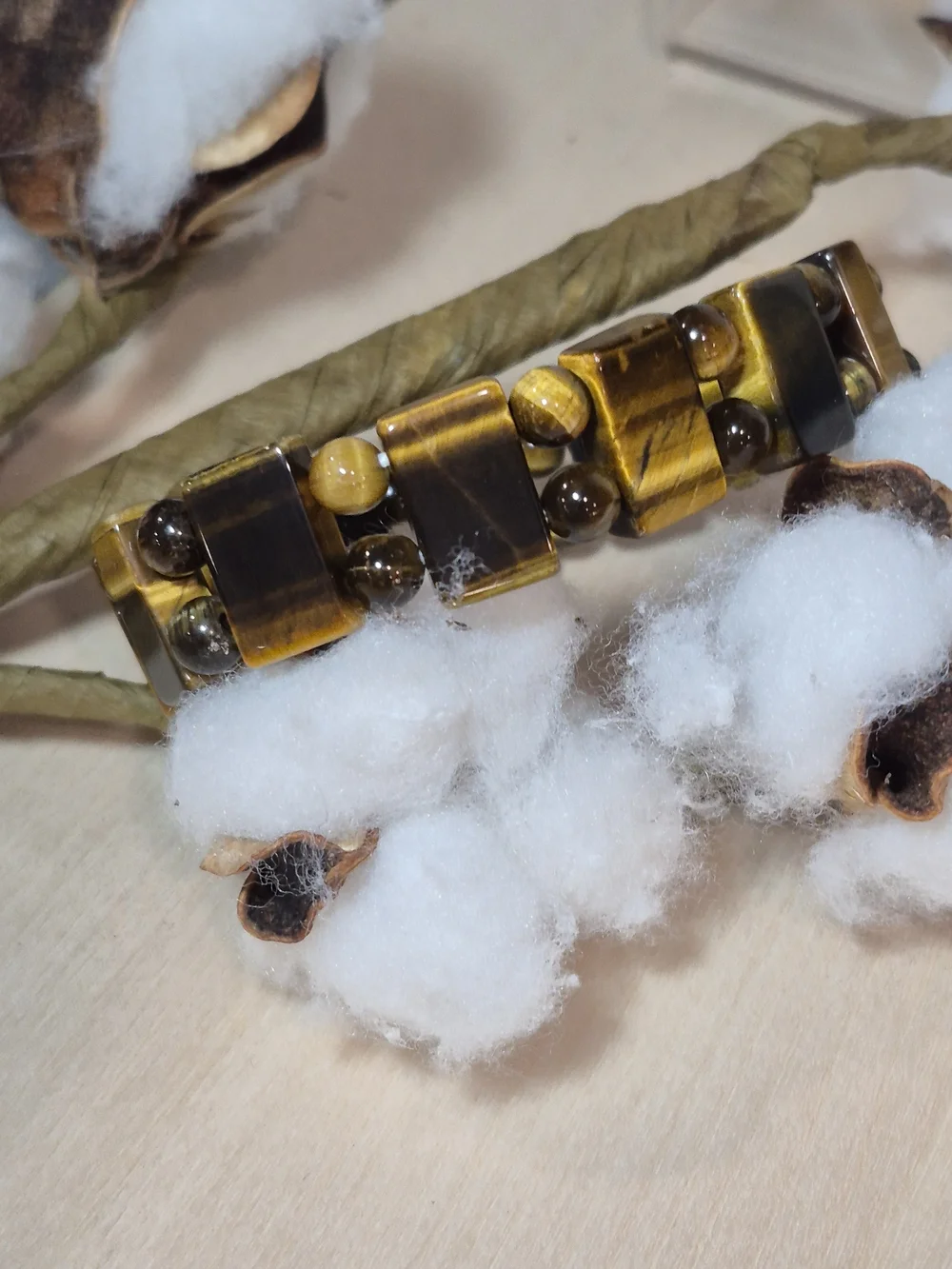 🤎🤎NEW🤎🤎 PRETTY!! Natural Stone TIGERS EYE Stretch Bracelet